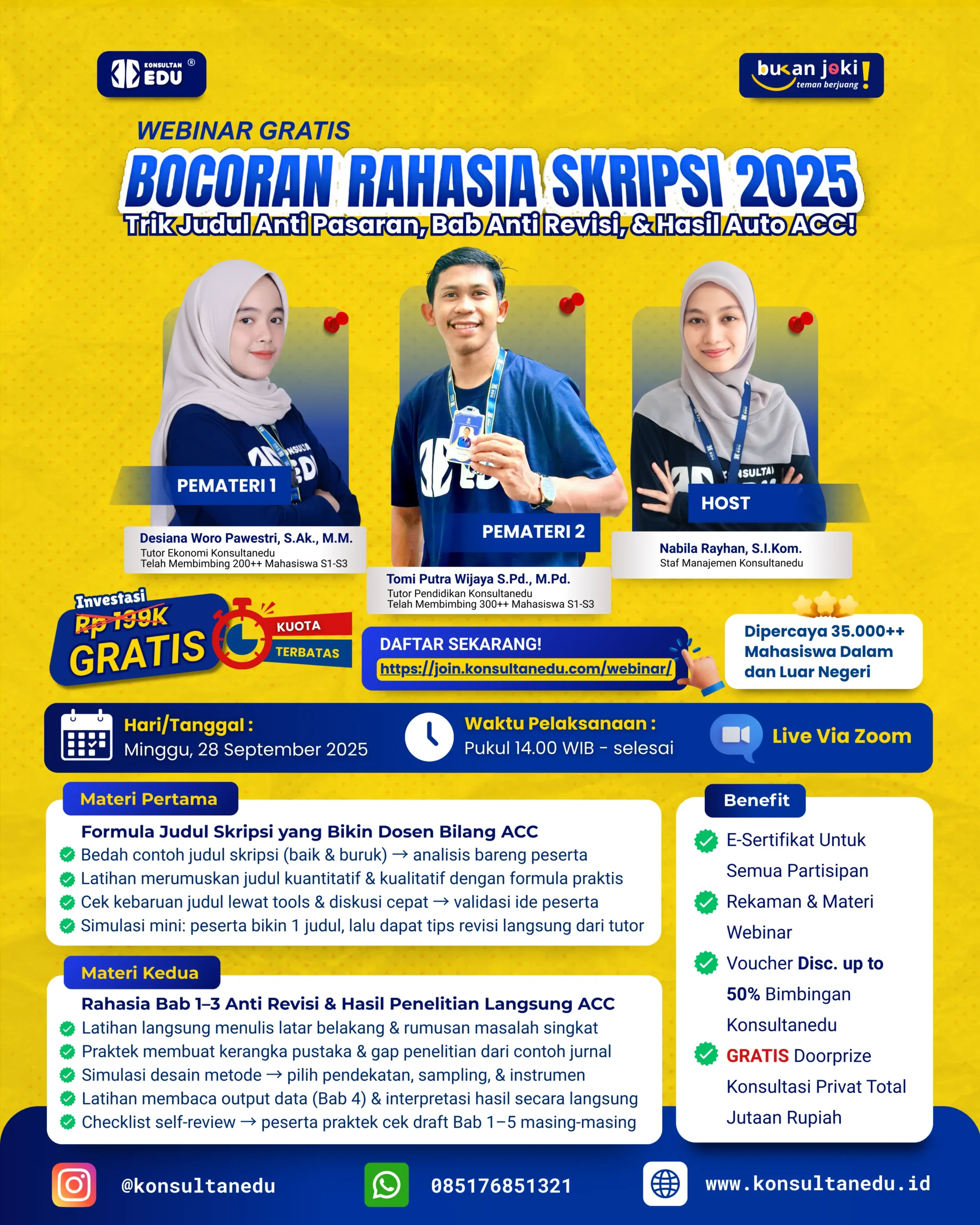 Webinar Gratis: Bocoran Rahasia Skripsi 02025